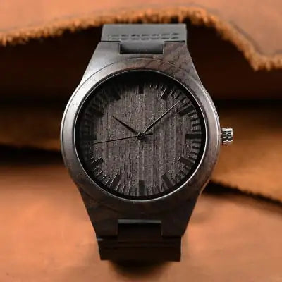 BOBO BIRD Engraved Quartz Watches for Family Gifts